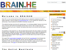 Tablet Screenshot of brainhe.com